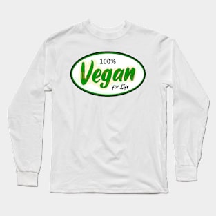 Veganism saves Animals Lives Healthy Green Activist Long Sleeve T-Shirt